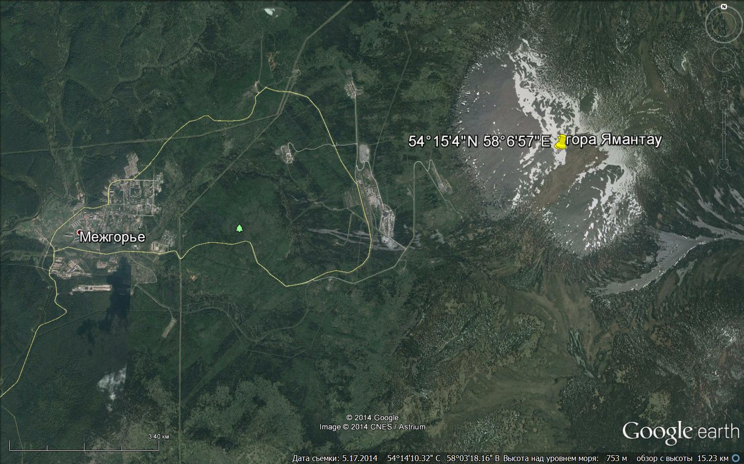 Карта республики Башкортостан