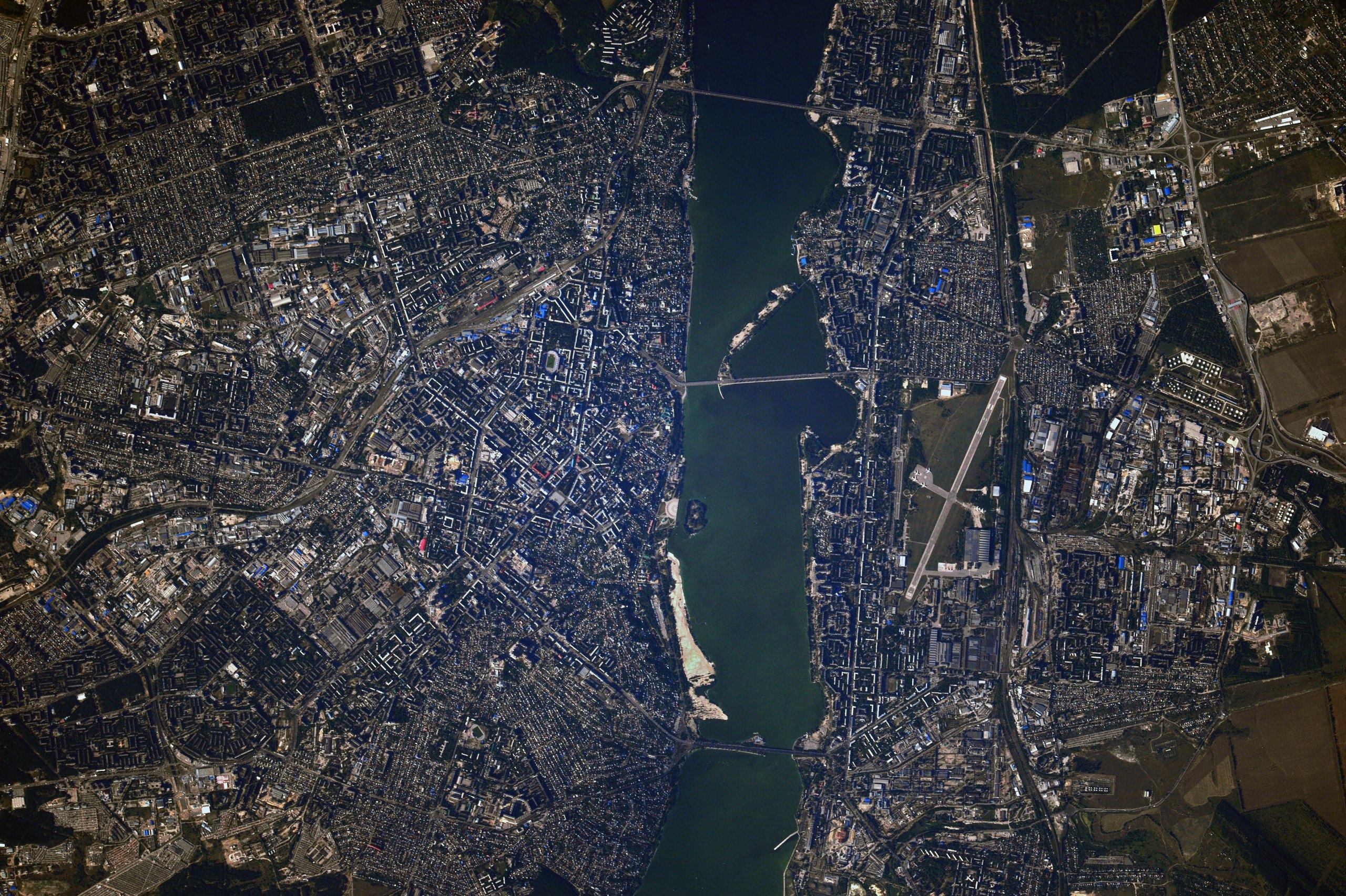 Воронежская область спутниковая карта