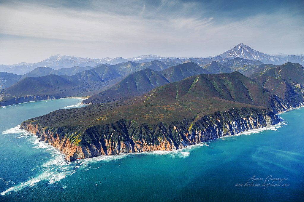 Камчатский край снимок со спутника